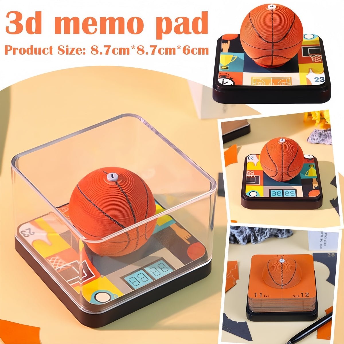 3D Calendar 2025 - Basketball - 3D Calendar