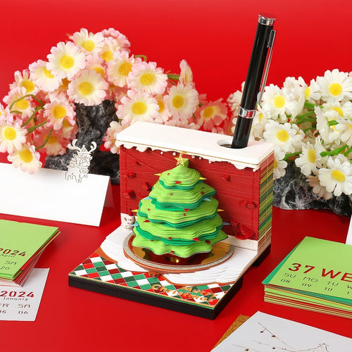 3D Calendar 2025 - Christmas Tree - 3D Calendar