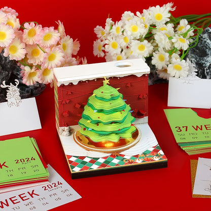 3D Calendar 2025 - Christmas Tree - 3D Calendar