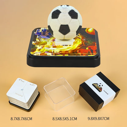 3D Calendar 2025 - Football - 3D Calendar