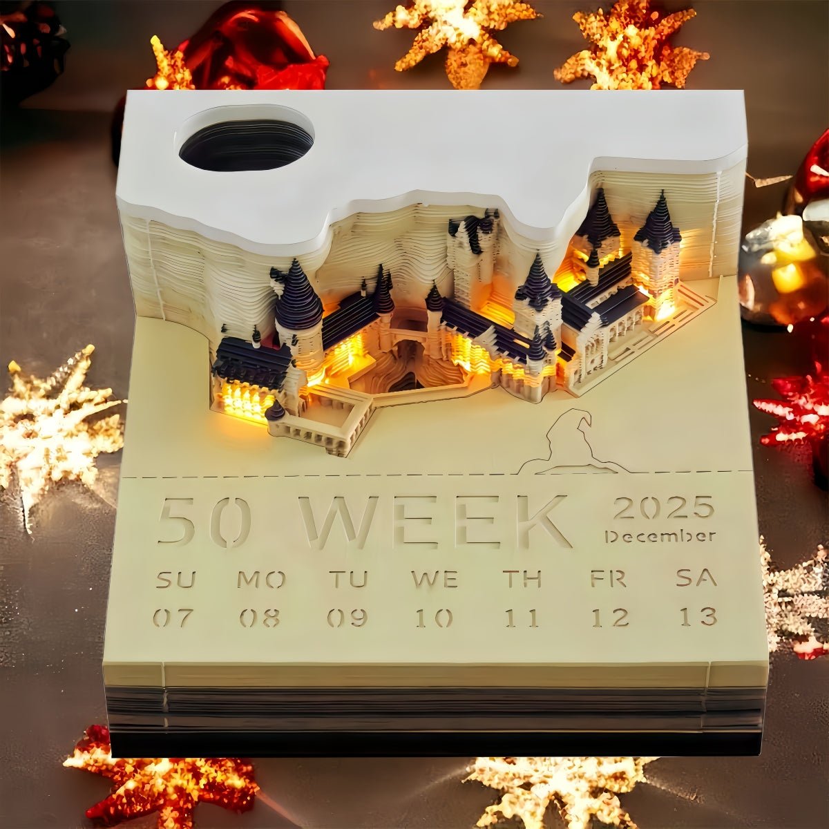 3D Calendar 2025 - Magic Castle - 3D Calendar