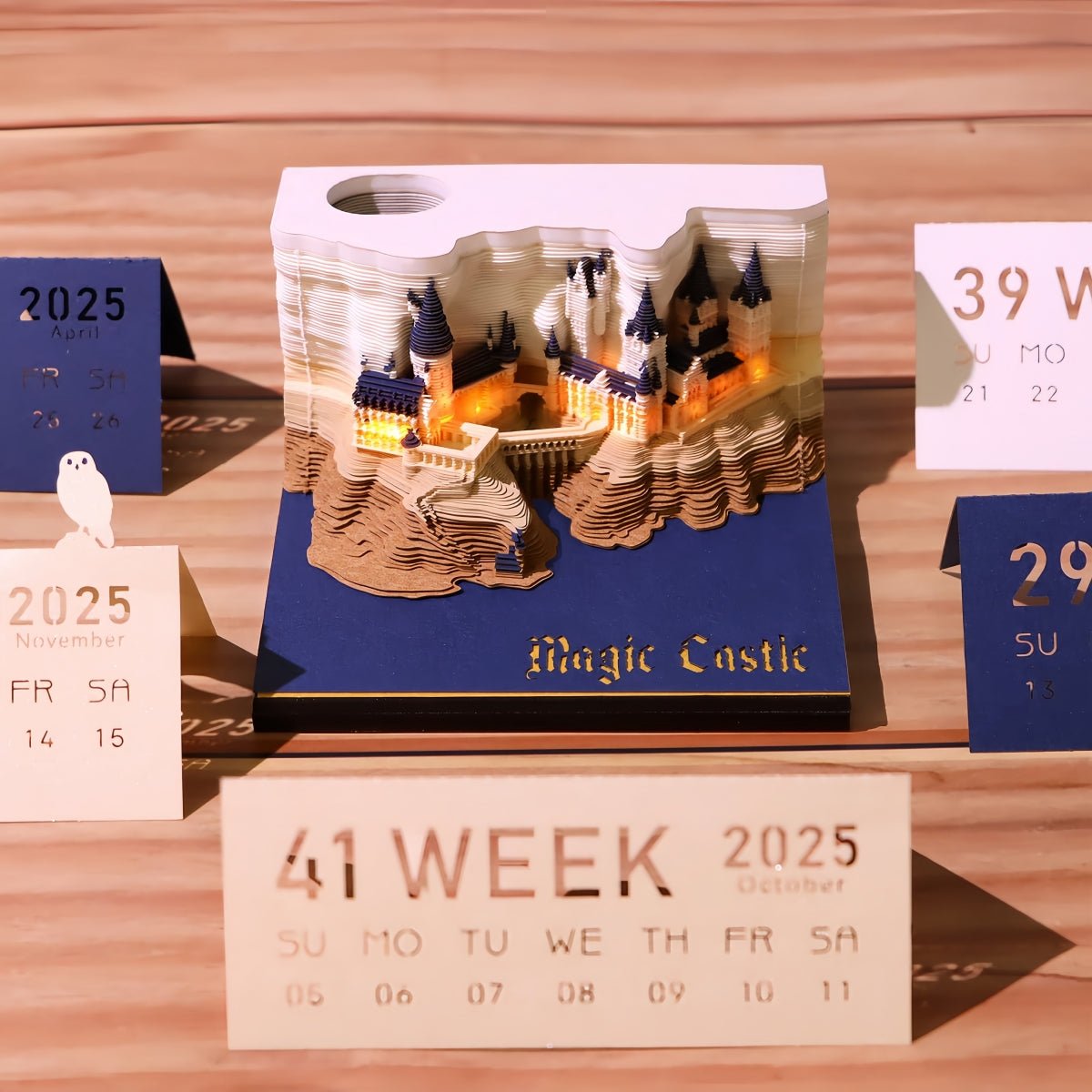 3D Calendar 2025 - Magic Castle - 3D Calendar