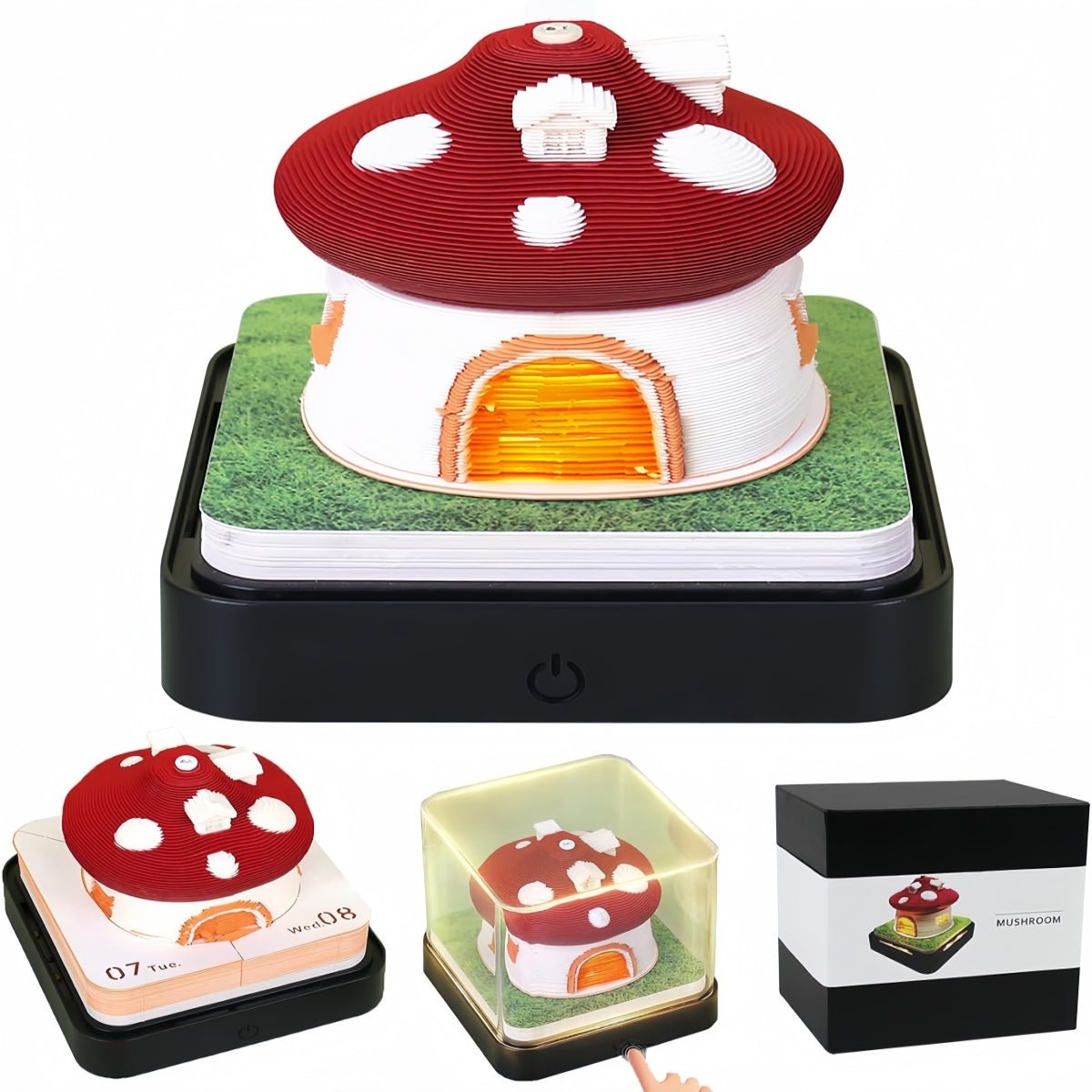 3D Calendar 2025 - Mushroom - 3D Calendar