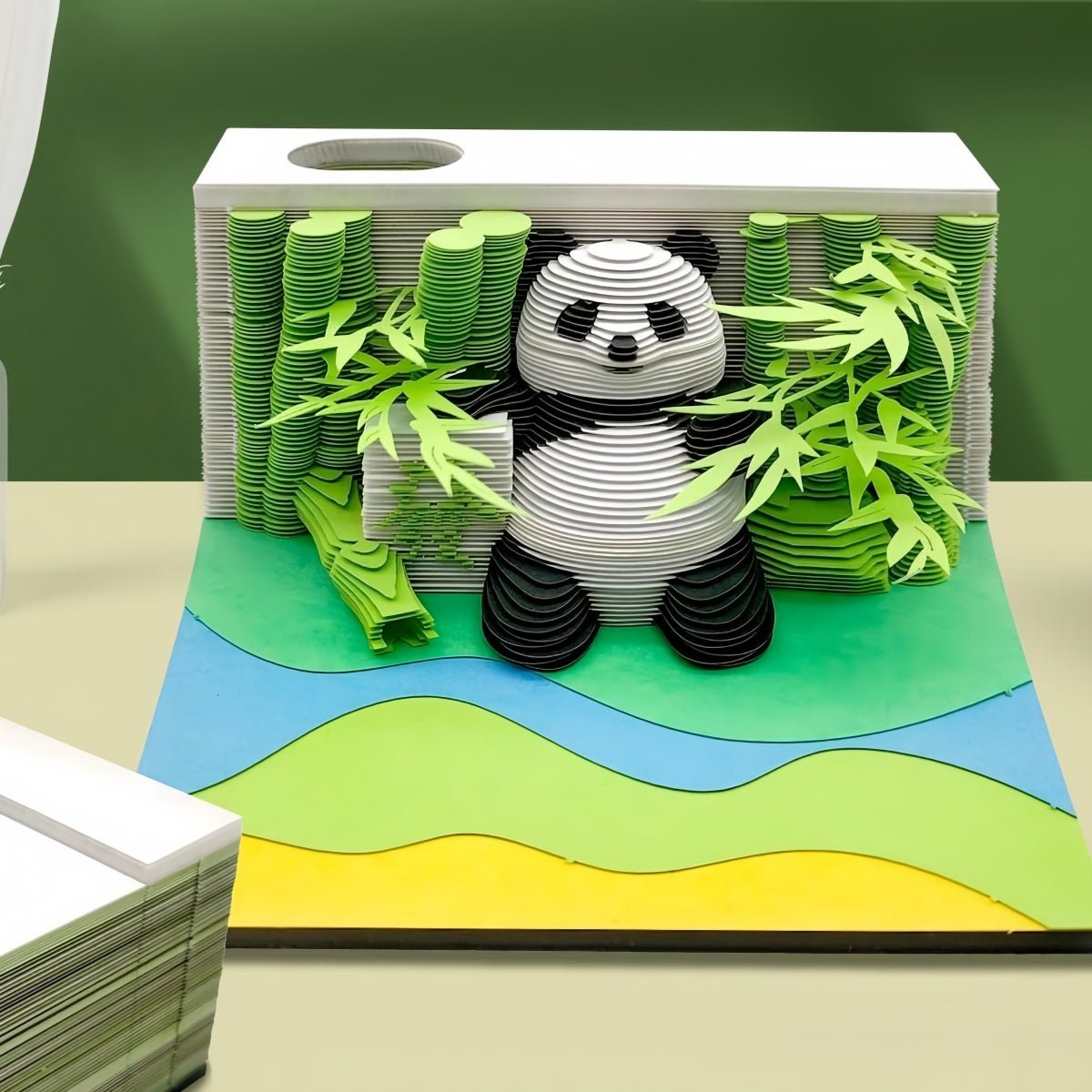 3D Calendar 2025 - Panda A - 3D Calendar