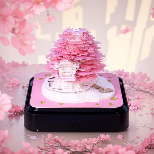 3D Calendar 2025 - Sakura Tree - 3D Calendar