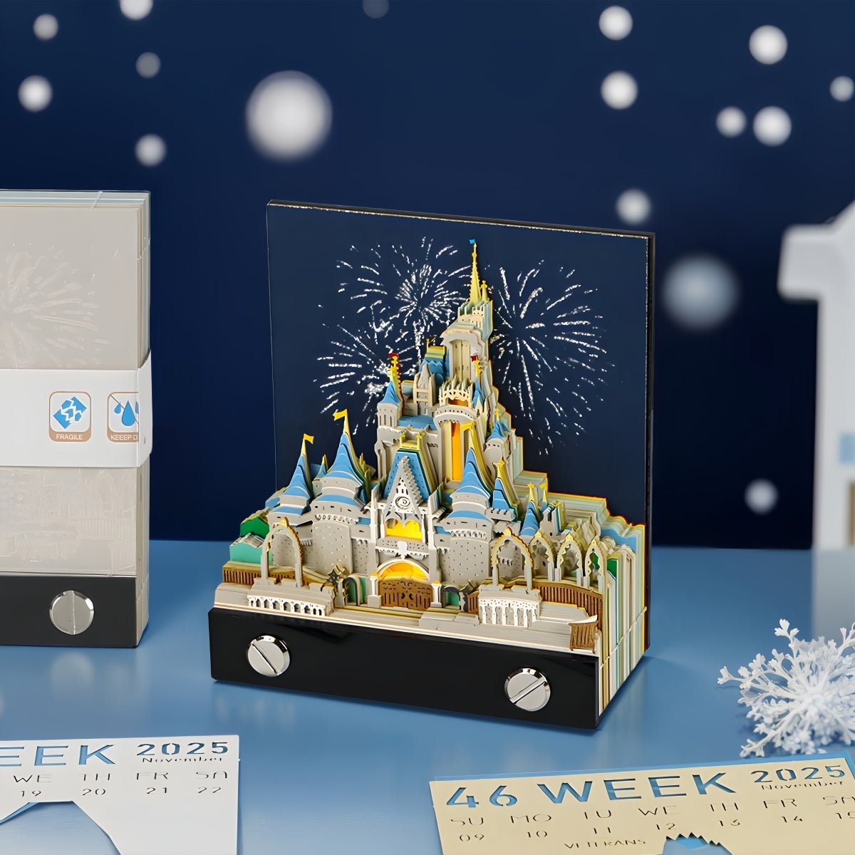 3D Calendar - Cinderella Castle - 3D Calendar