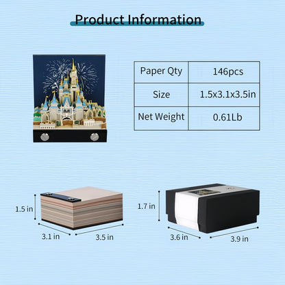 3D Calendar - Cinderella Castle - 3D Calendar