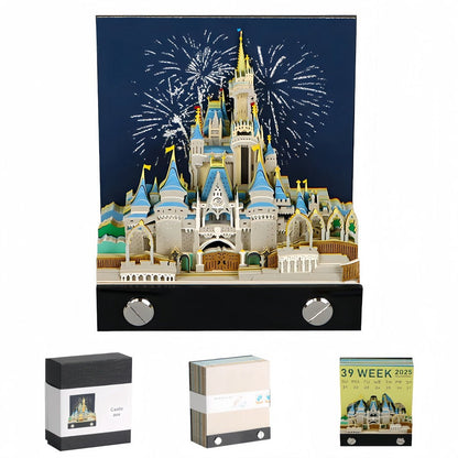 3D Calendar - Cinderella Castle - 3D Calendar