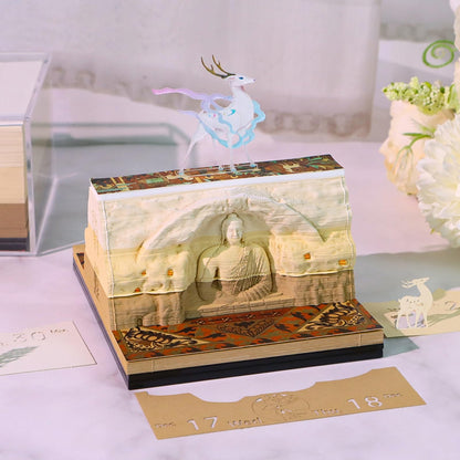 3D Calendar - Dunhuang Mogao Grottoes - 3D Calendar