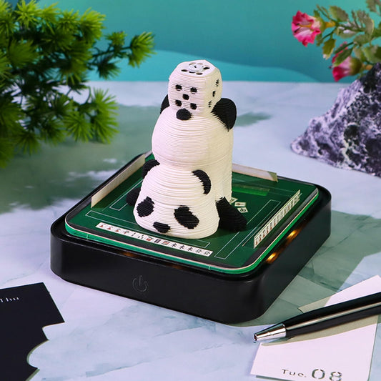 3D Calendar - Mahjong Panda - 3D Calendar