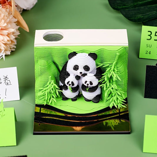 3D Calendar - Panda B - 3D Calendar