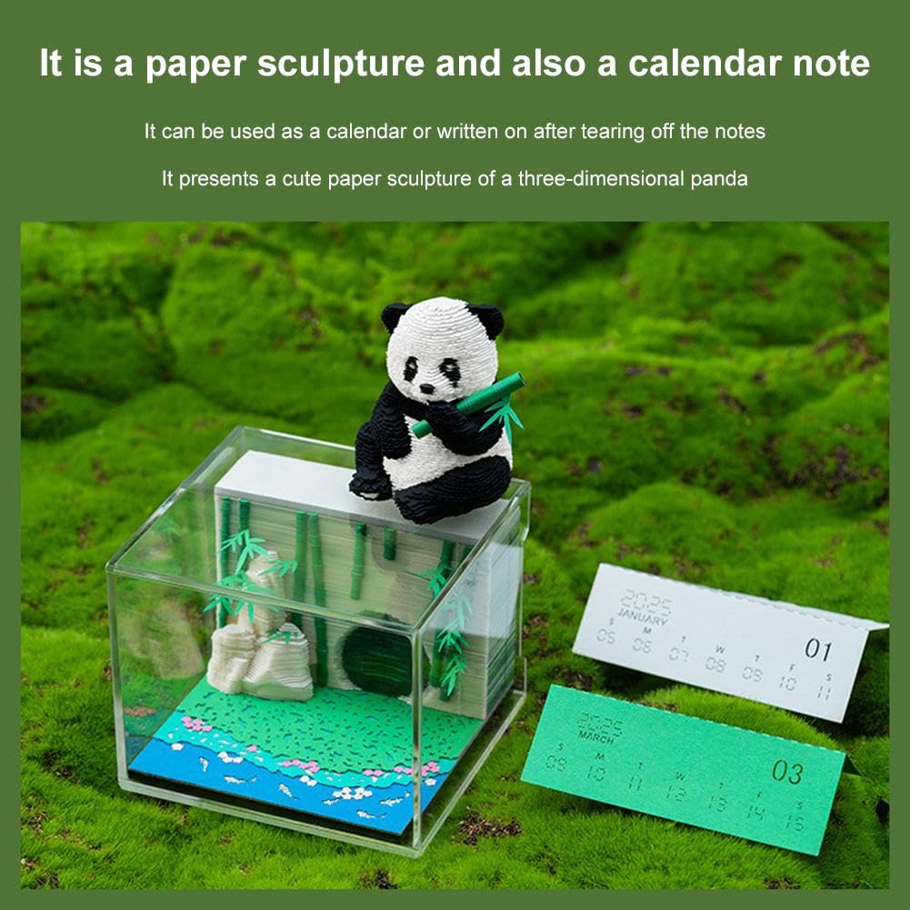 3D Calendar - Panda C - 3D Calendar