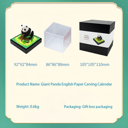 3D Calendar - Panda F - 3D Calendar