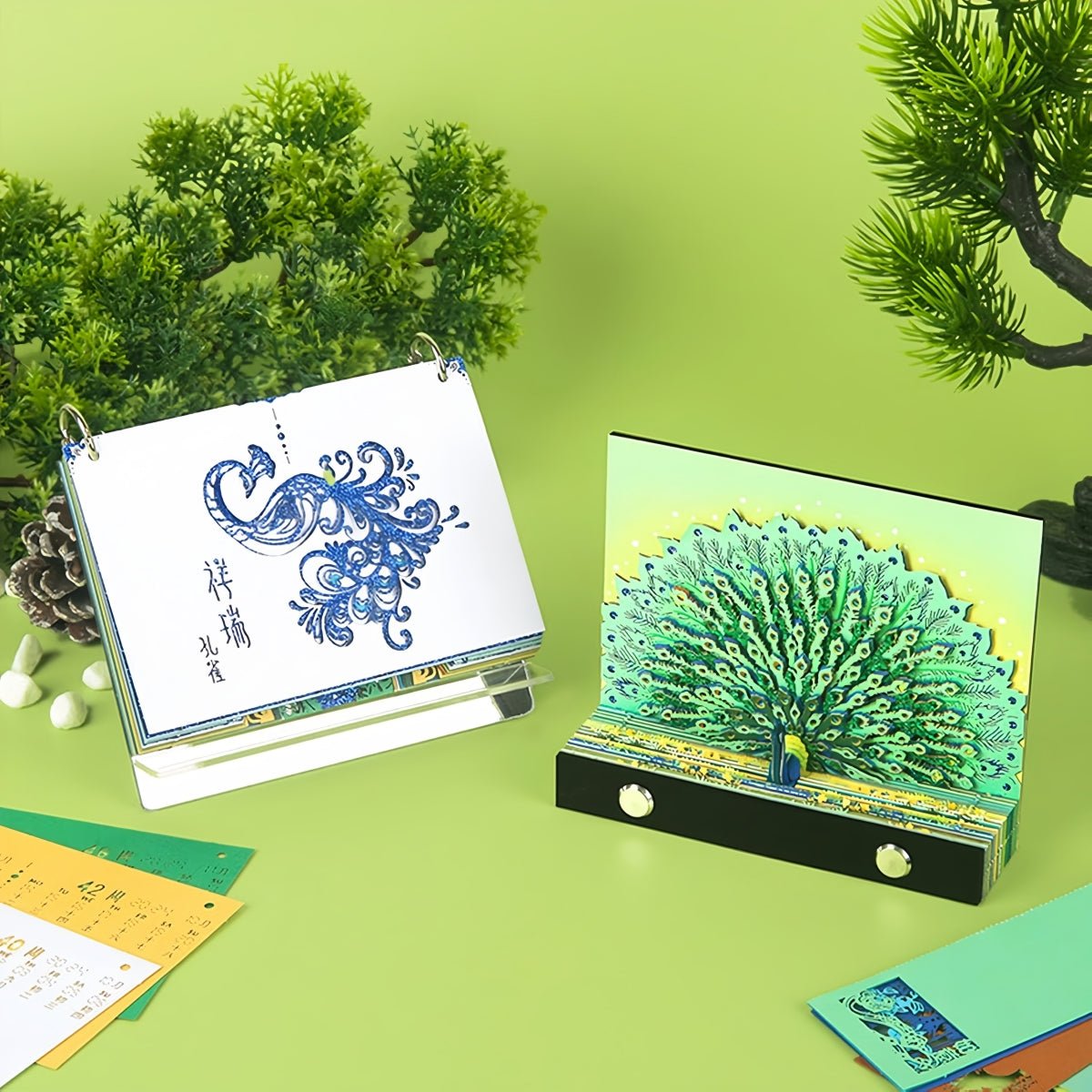 3D Calendar - Peacock - 3D Calendar