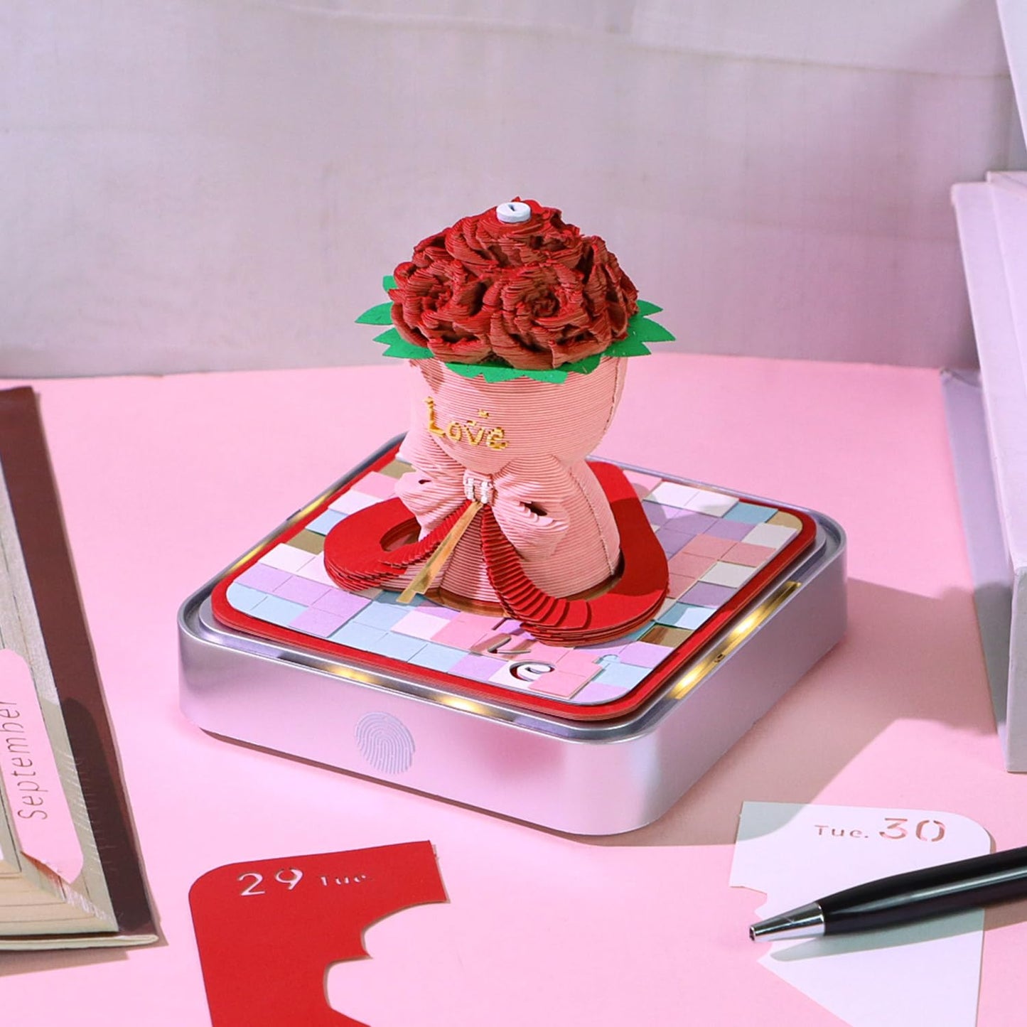 3D Calendar - Roses - 3D Calendar