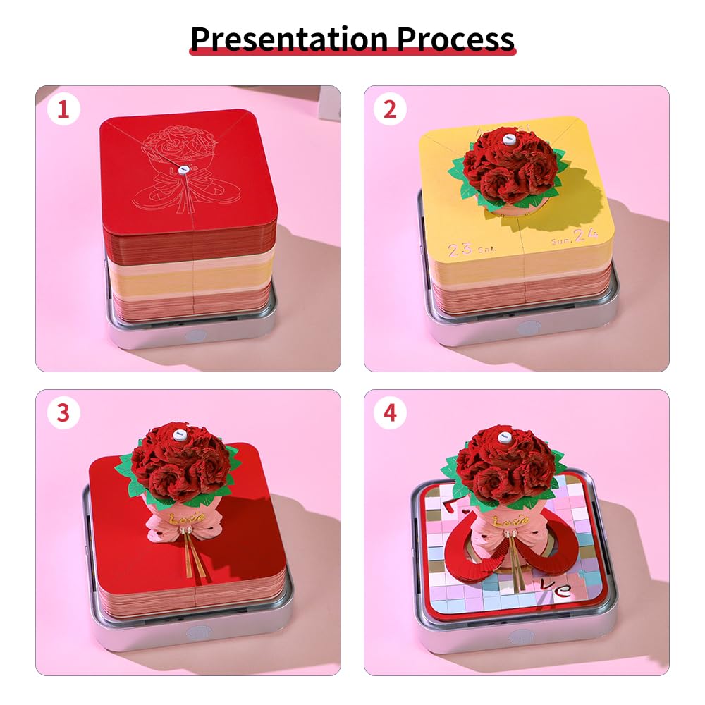 3D Calendar - Roses - 3D Calendar