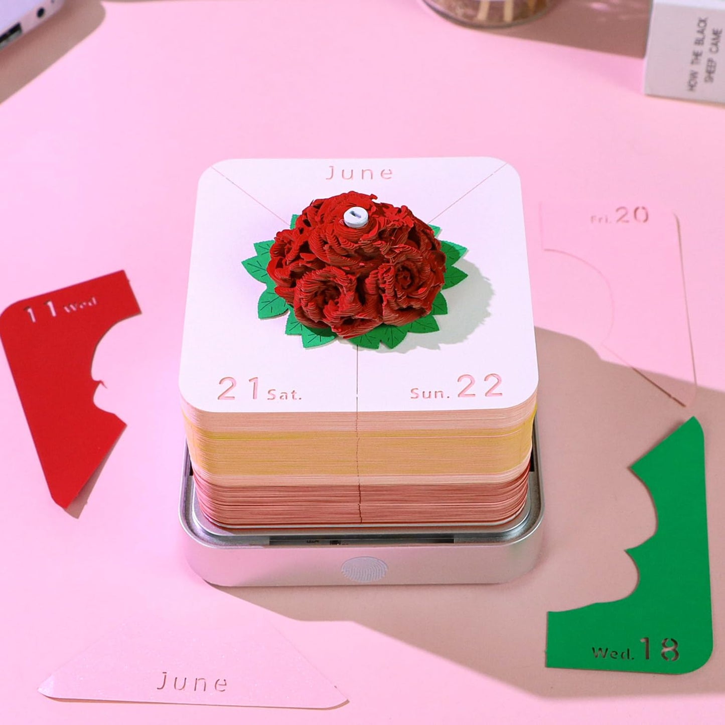 3D Calendar - Roses - 3D Calendar