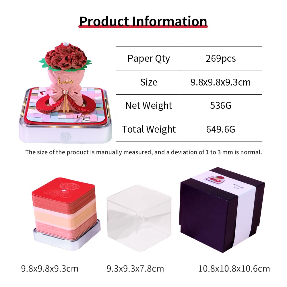 3D Calendar - Roses - 3D Calendar