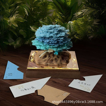 3D Calendar - Tree House C - 3D Calendar