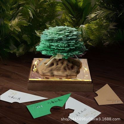 3D Calendar - Tree House C - 3D Calendar