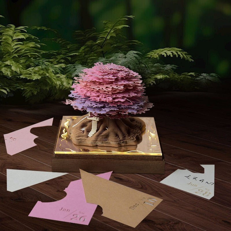 3D Calendar - Tree House C - 3D Calendar