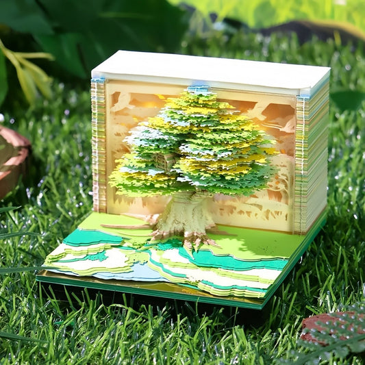 3D Calendar - Tree House D - 3D Calendar