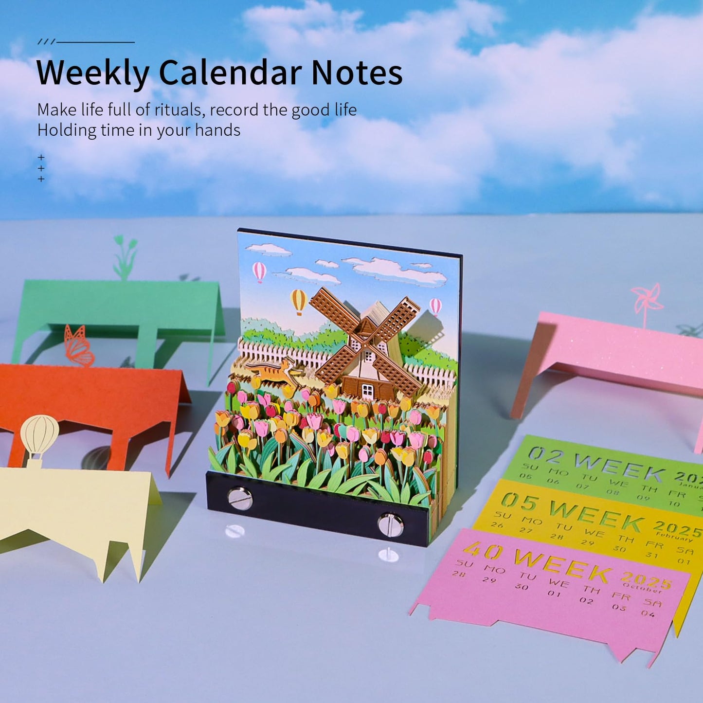 3D Calendar - Windmill - 3D Calendar